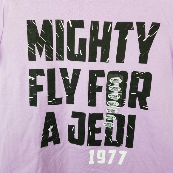 NWT Star Wars Mighty Fly for a Jedi T Shirt Sz S-L - Picture 2 of 4
